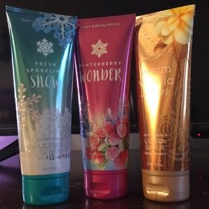 Bath and Body Works Body Cream - Set of 3